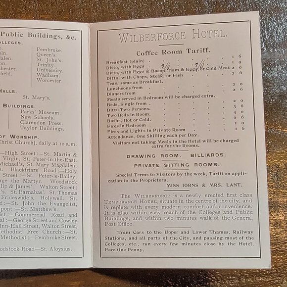 englands hotel wilberforce temperance hotel guest book - Picture 6 of 10